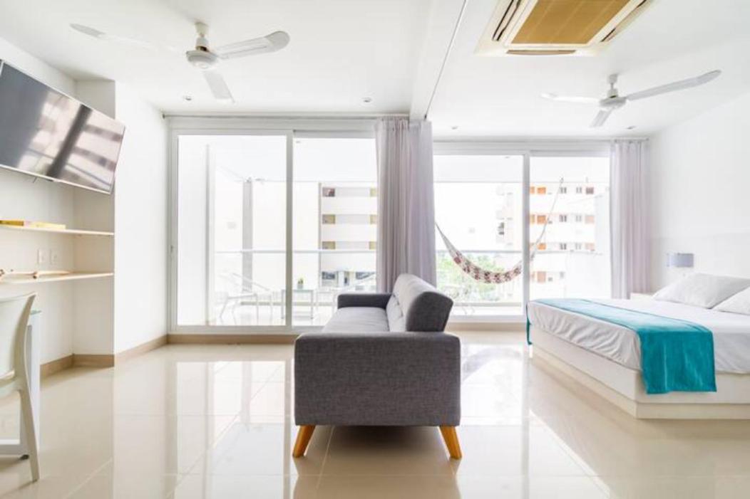 Apartamento Loft Apartaestudio En Santa Marta